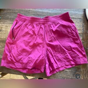 Lululemon Magenta Purple Pace Breaker Shorts 5" Lined